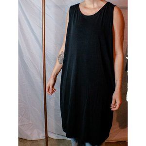 Eileen Fisher Black Simple, Soft Shift Dress